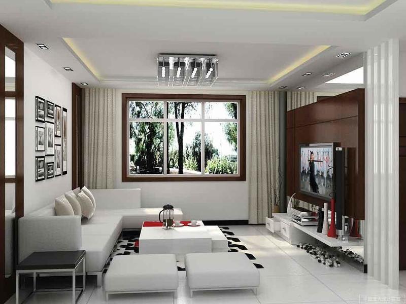 ديكورات-جبس-للتلفزيون-باللون-البني- (3)