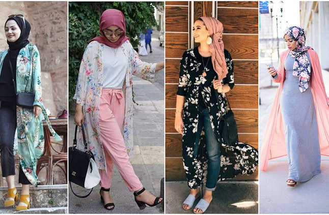 ستايلات مختلفة لملابس المحجبات بمناسبة عيد الاضحى