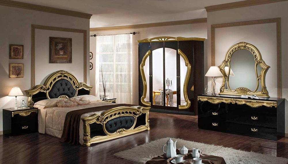 غرف-نوم-اسود-وذهبي- (11)