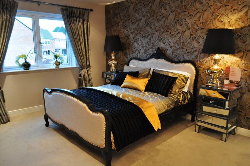 غرف-نوم-اسود-وذهبي- (12)
