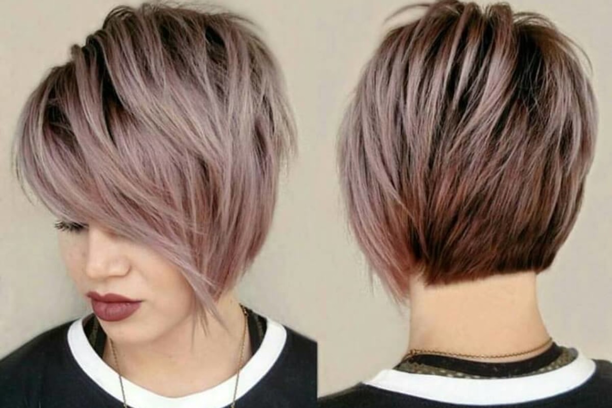 قصة شعر جريئة للشعر القصير المتدرج