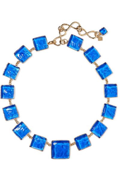 كوليه لولو دي لا فاليز من الذهب والؤلؤ