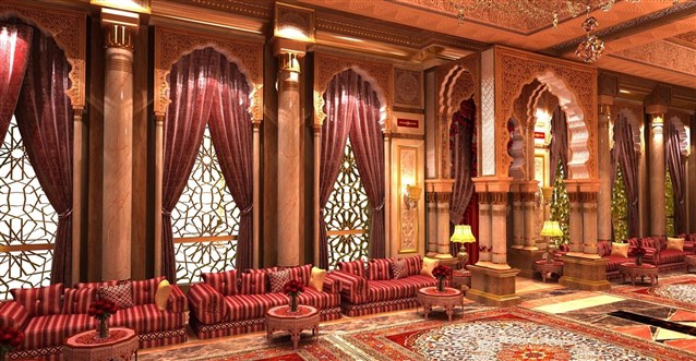 مجالس عربية ذات تصميم إسلامي مبهر للغاية
