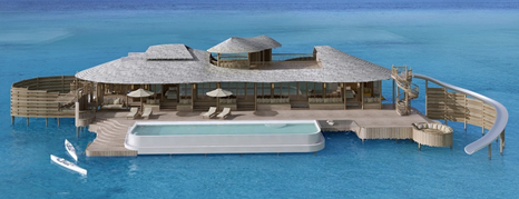 منتجعات سونيفا فوشي فلل عائمة وسط مياه المالديف الفيروزة
