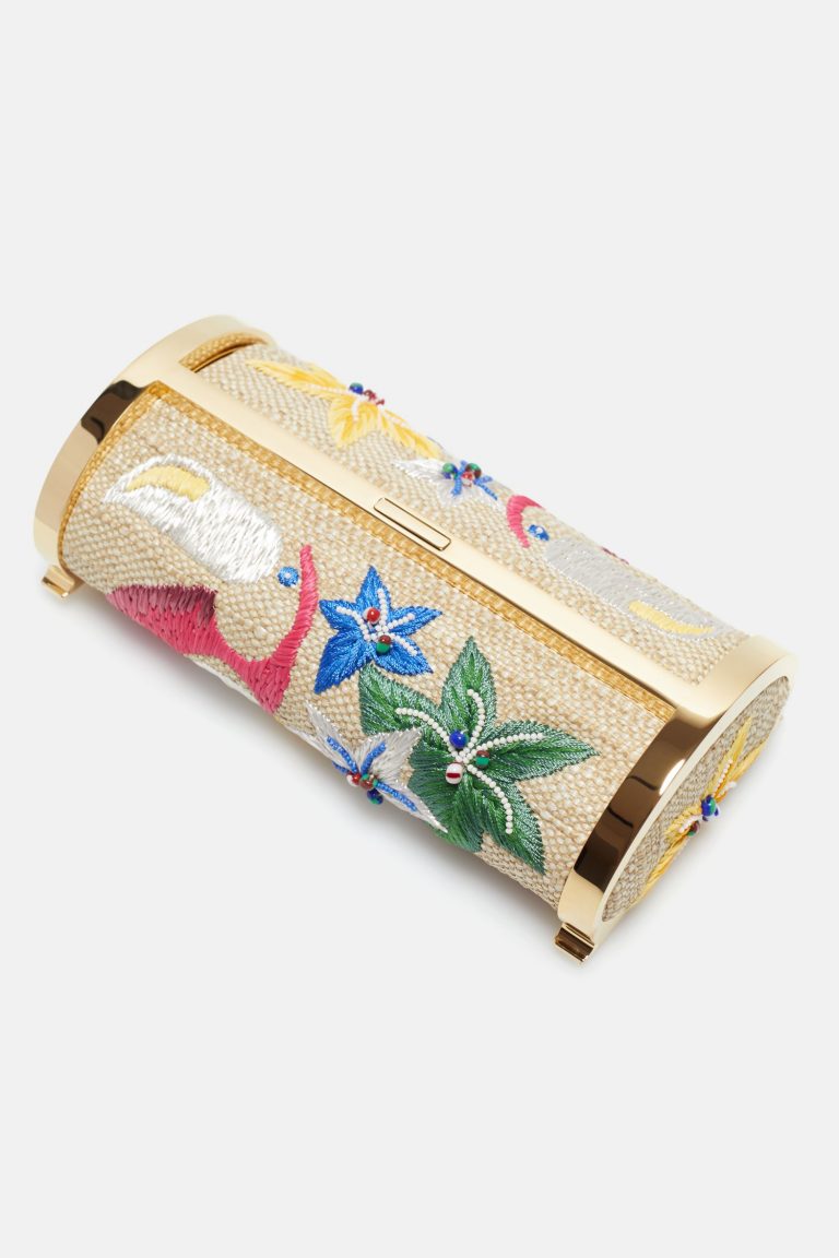 حقيبة METROPOLITAN INSIGNIA CLUTCH من Carolina Herrera مشاهير