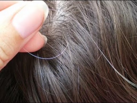 طرق التخلص من الشعر الأبيض