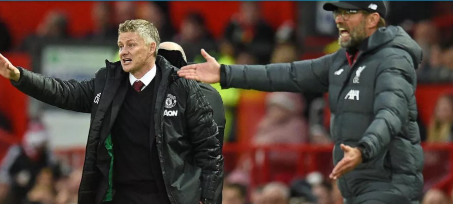 قمة الدوري الإنجليزي ومباراة الصدارة بين ليفربول ومانشستر يونايتد