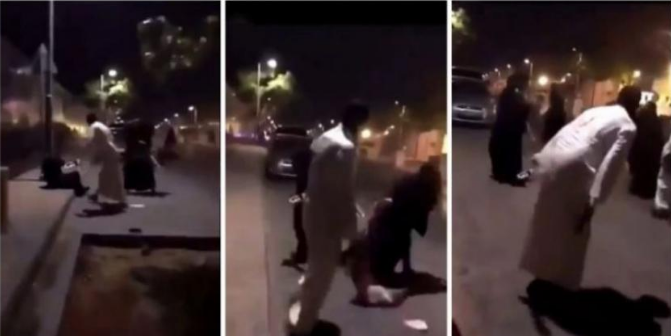 تحرك عاجل للقبض على شاب ضرب فتاة سعودية في الشارع