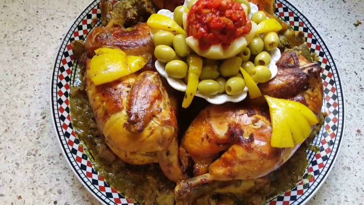 وصفات طبخ الدجاج بالطريقة المغربية