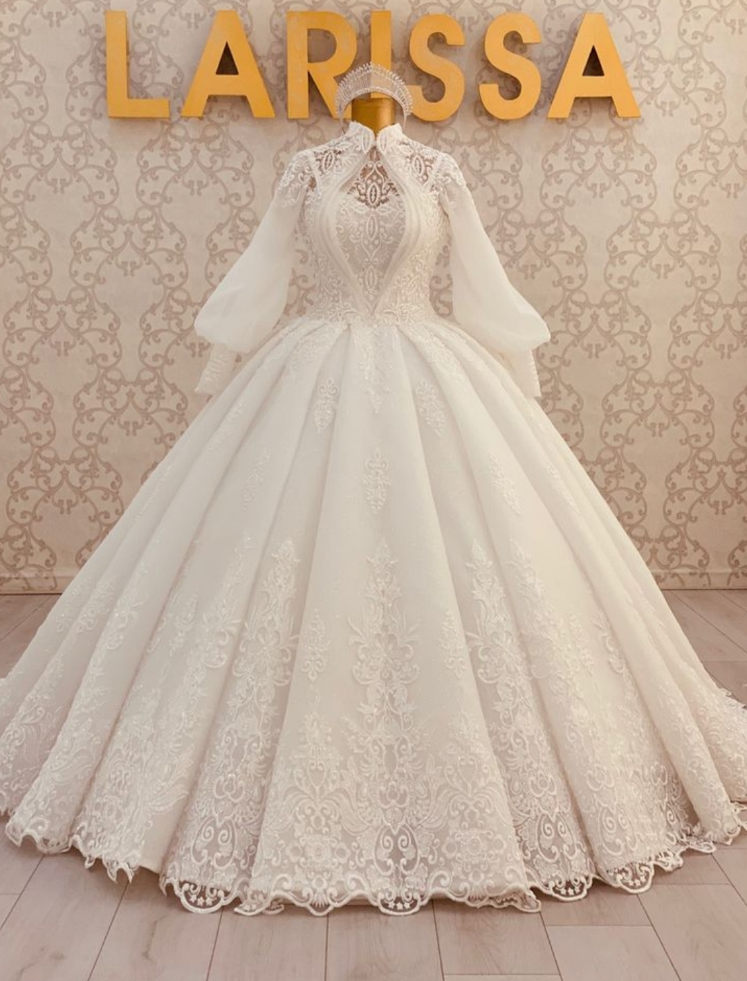 فساتين زفاف منفوشة للمحجبات