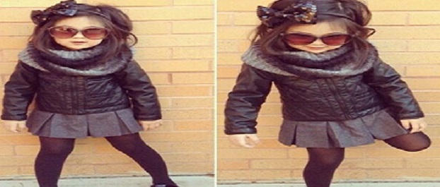  فساتين اطفال شتوي