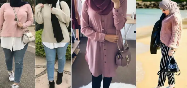 لبس بنات محجبات كاجوال