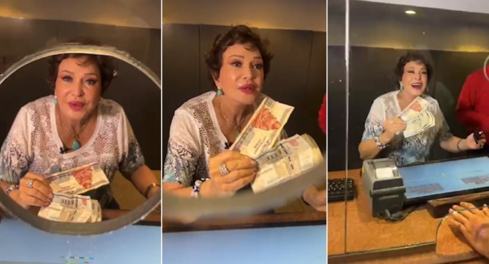 لبلبة تشاهد عصابة الماكس مرة واحدة وتحجز تذاكر الفيلم للجمهور