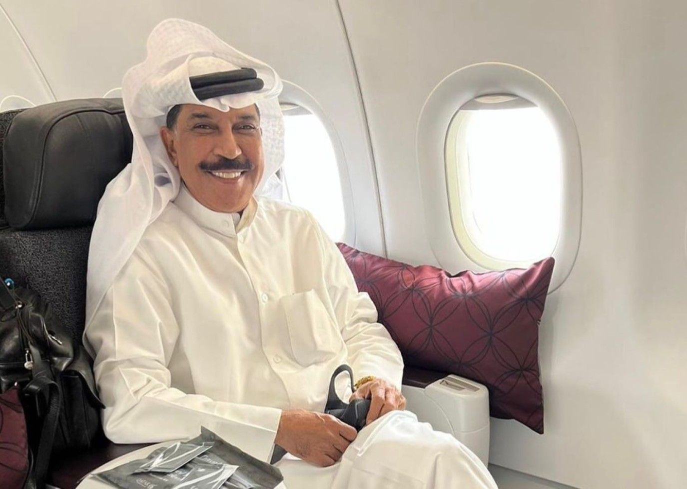 عبد الله الرويشد يعود إلى أرض الوطن بعد تماثله للشفاء
