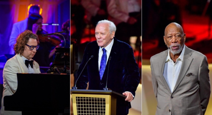 الحياة كحلم يقدم إبداعات أنتوني هوبكنز بحضور نجوم الفن