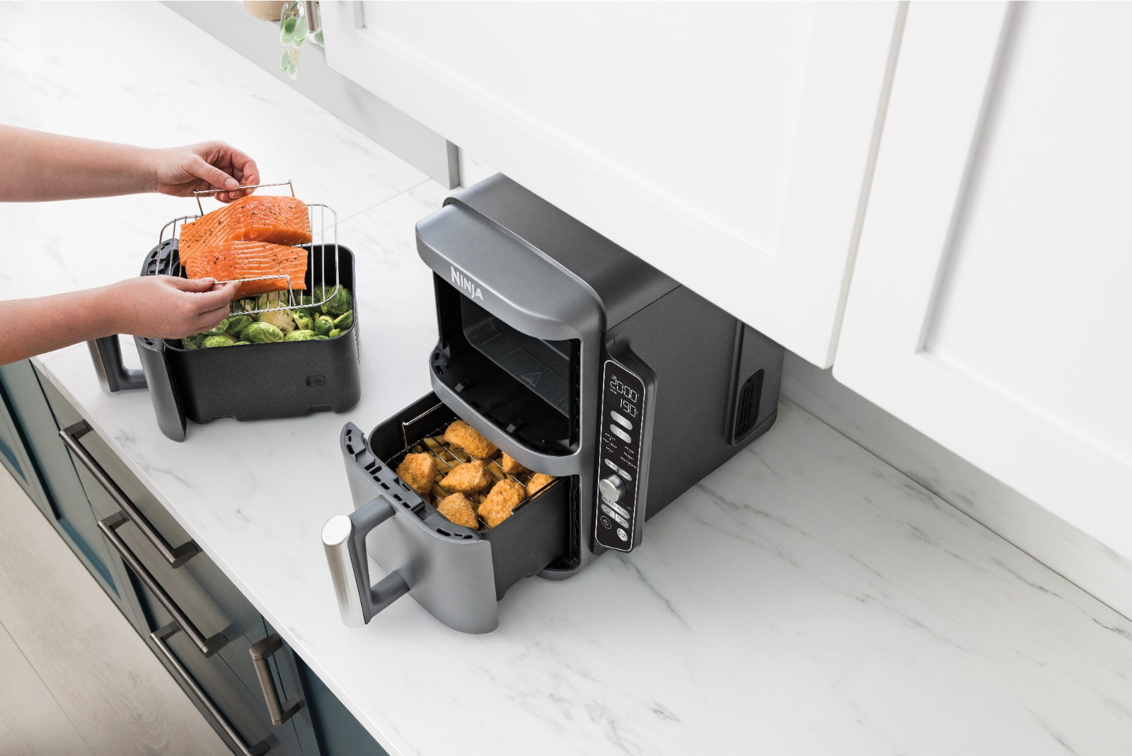 مراجعة شاملة لجهازي Ninja Double Stack XL Air Fryer و Ninja Woodfire 8-In-1