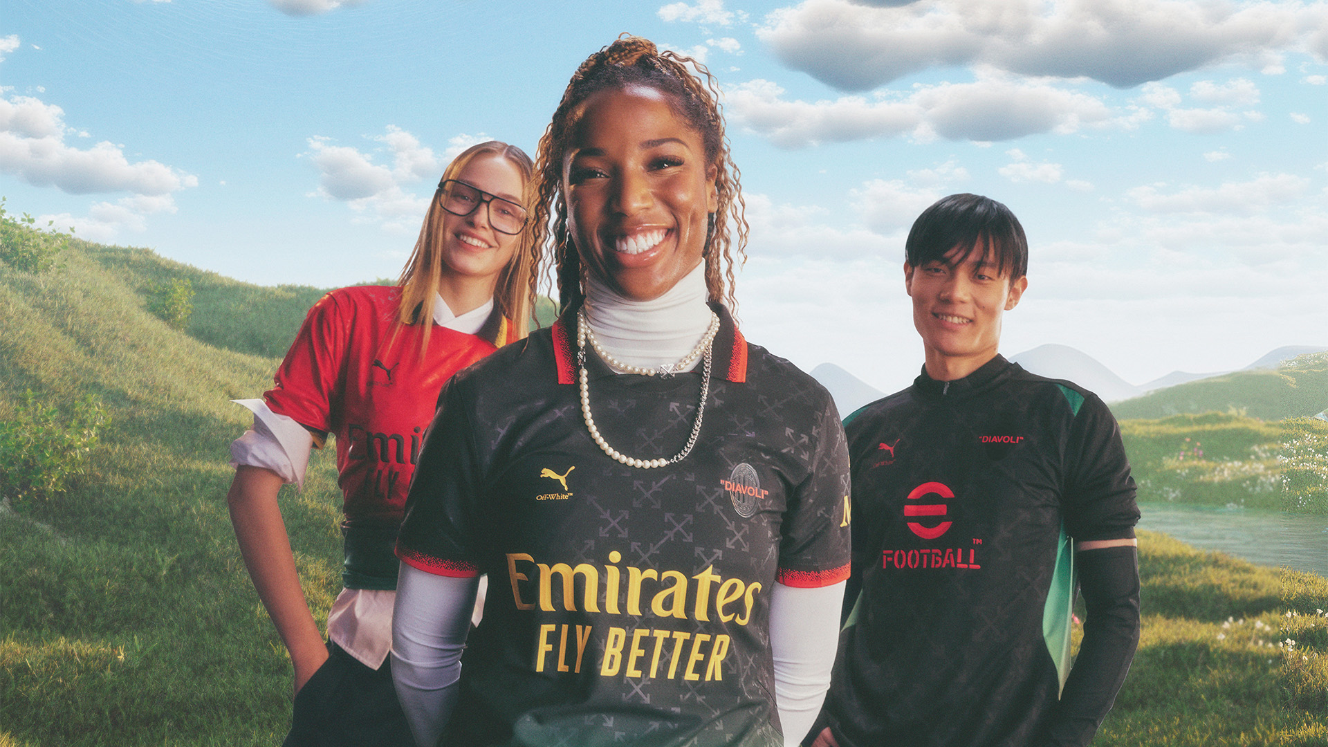 بوما وإيه سي ميلان وأوف وايت يكشفون تعاون جريء ومميز