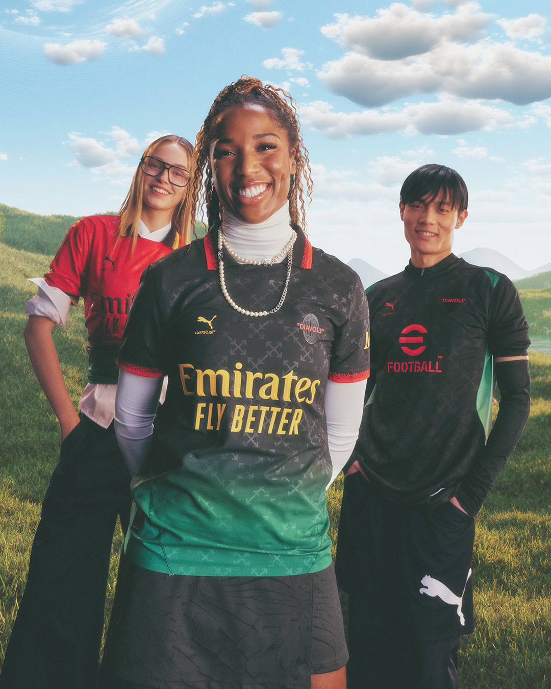 بوما وإيه سي ميلان وأوف وايت يكشفون تعاون جريء ومميز