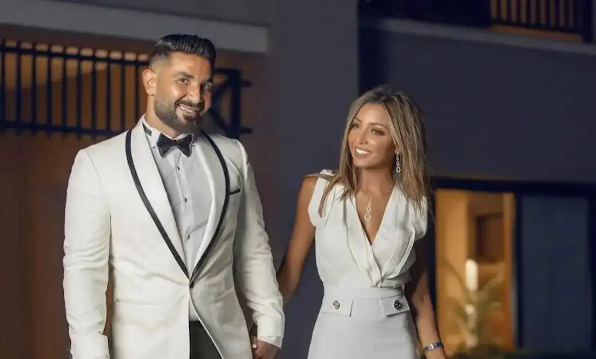 أحمد سعد وعلياء البسيوني يعلنا موعد زفافهما الجديد
