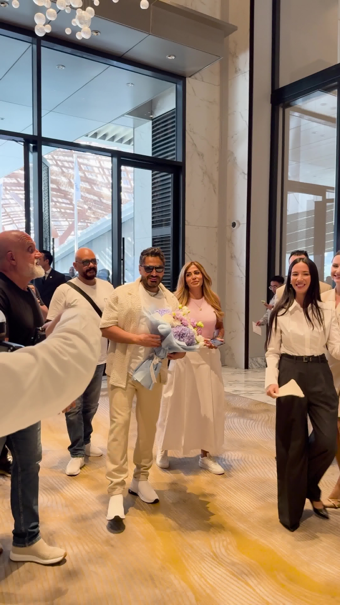 النجم تامر حسني يختار منتجع ون آند أونلي ون زعبيل