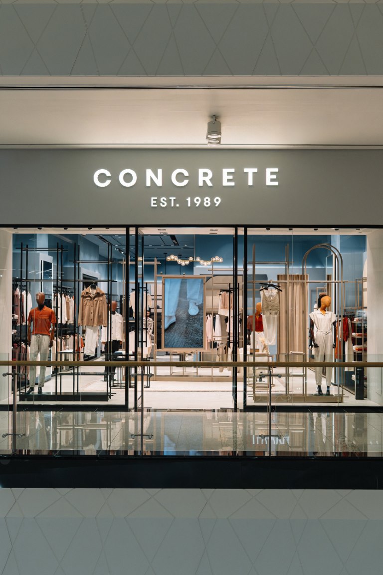 كونكريتConcrete علامة الأزياء الفاخرة الآن في الإمارات
