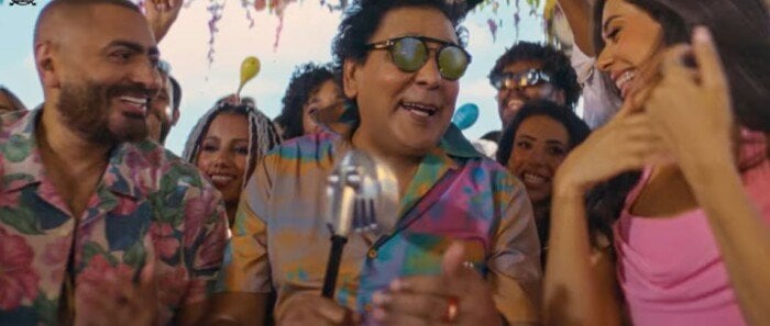 الذوق العالي يجمع لأول مرة بين الكينج ونجم الجيل وبسمة بوسيل تهنئه مبروك يا تيمو