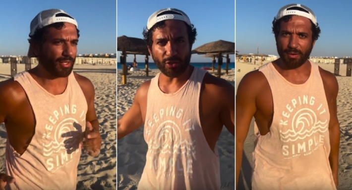 حسن الرداد يتحدى نفسه بالحديث بالفصحى أثناء الجري