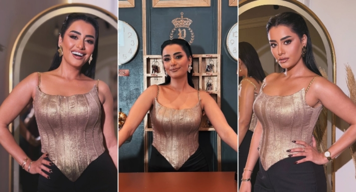 ظهور خاص للفنانة نانسي صلاح في العرض الخاص لفيلم قصر الباشا ومشهد تمثيلي يلفت أنظار الجمهور