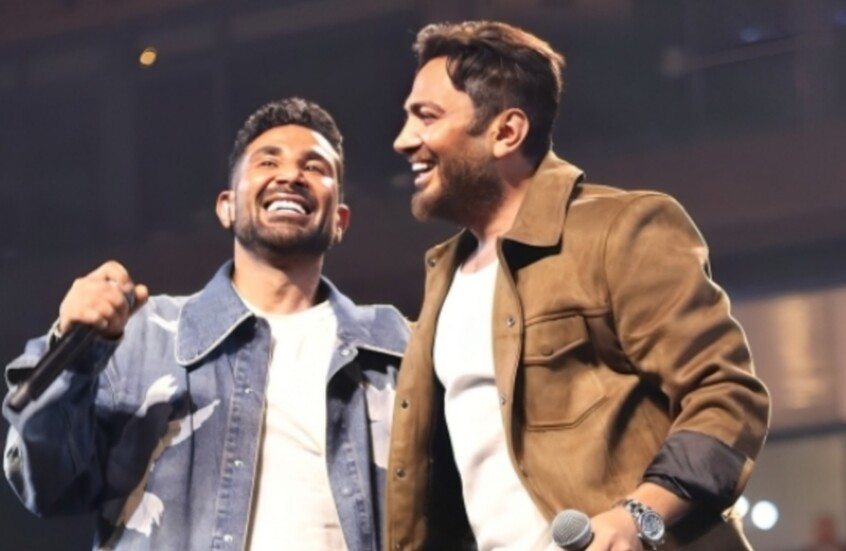 أحمد سعد يكشف تطورات حالة تامر حسني الصحية بعد زيارته في منزله