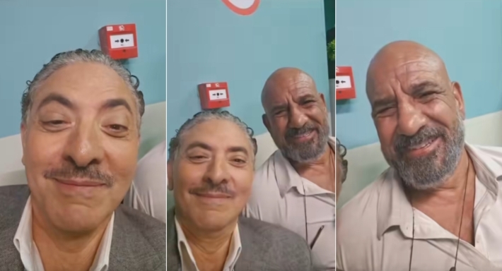 كل اللي اتقال إشاعات كابتن يوسف والحاج سليمان اخوات فتحي عبد الوهاب يمازح محمد لطفي بمقطع فيديو مصور لهما