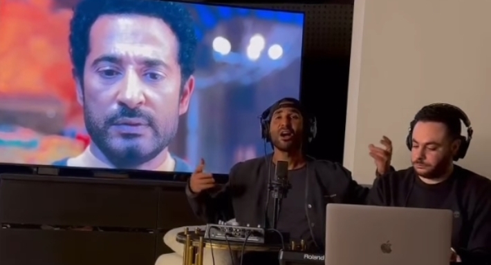 أحمد سعد يغني رباعية لعمرو سعد ويعلق عمرو سعد عامل عظمة في مسلسل إفراج السنة دي