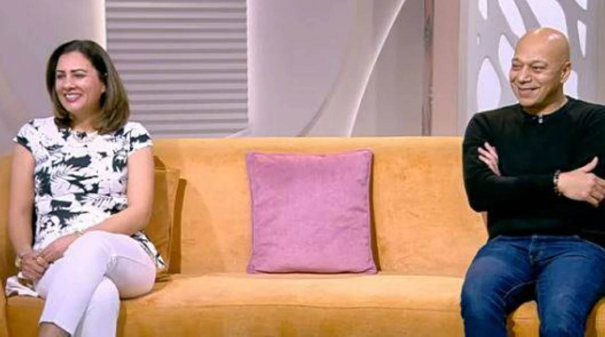 ضياء عبد الخالق وزوجته في ضيافة الستات مايعرفوش يكدبوا وتفاصيل زواجهما السريع