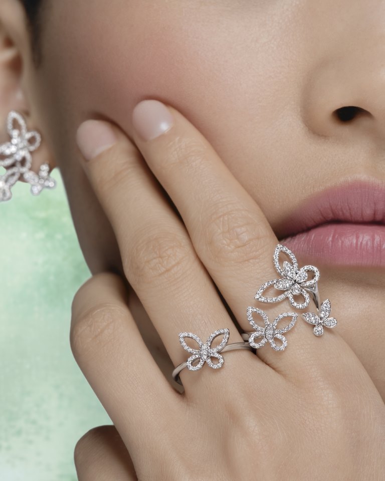 فراشات "غراف" الماسية.. بريق يجمع بين الخفة والفخامة المطلقة