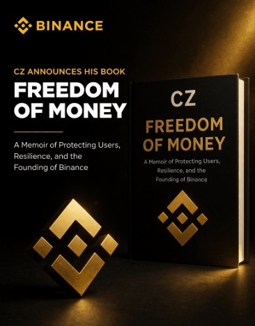 تشانغبينغ تشاو "CZ" يصدر كتاب حرية المال … مذكرات تستعرض صعود العملات الرقمية وقصة تأسيس بينانس
