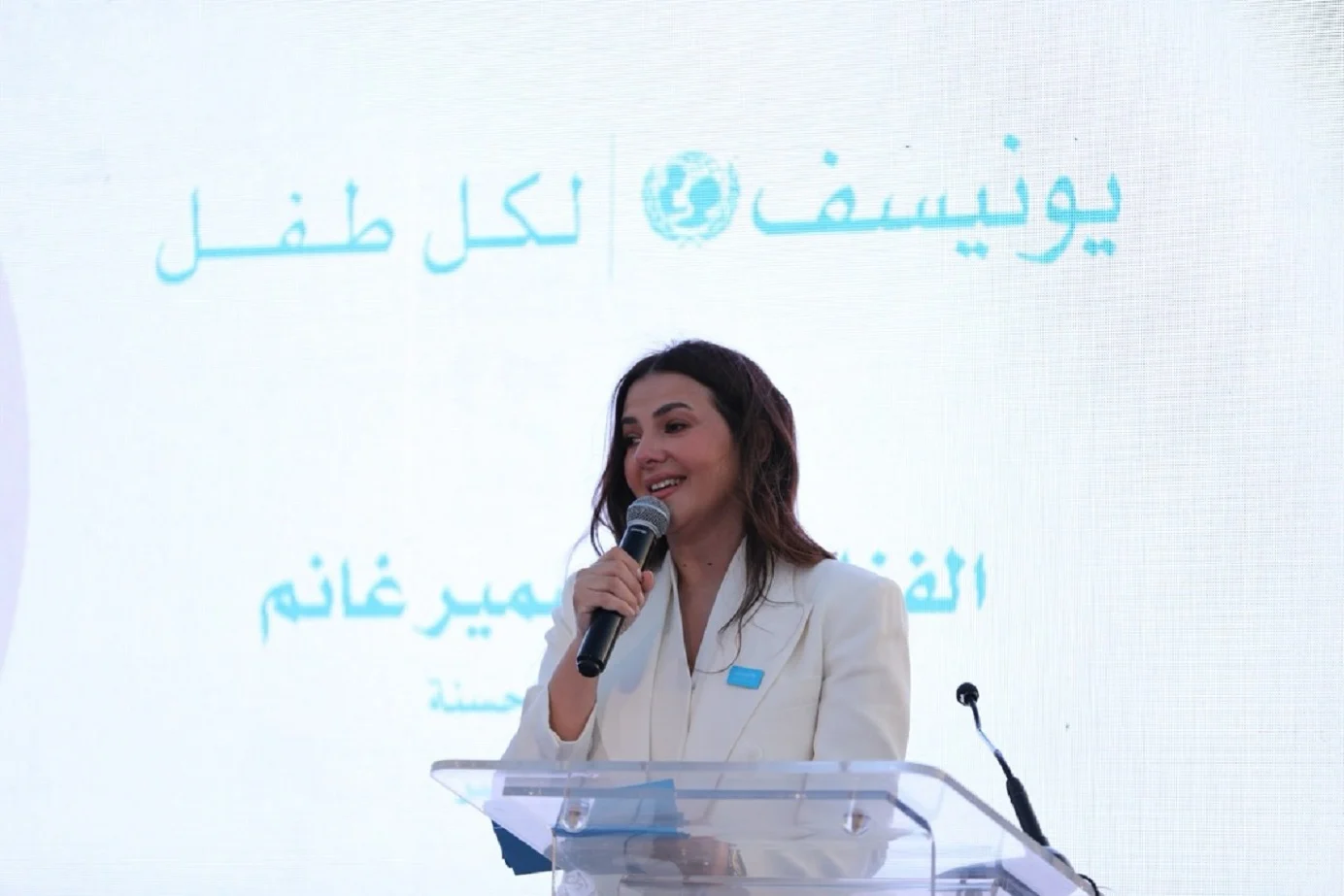 دنيا سمير غانم تواصل رسالتها الإنسانية بتجديد تعيينها سفيرة للنوايا الحسنة لليونيسف في مصر